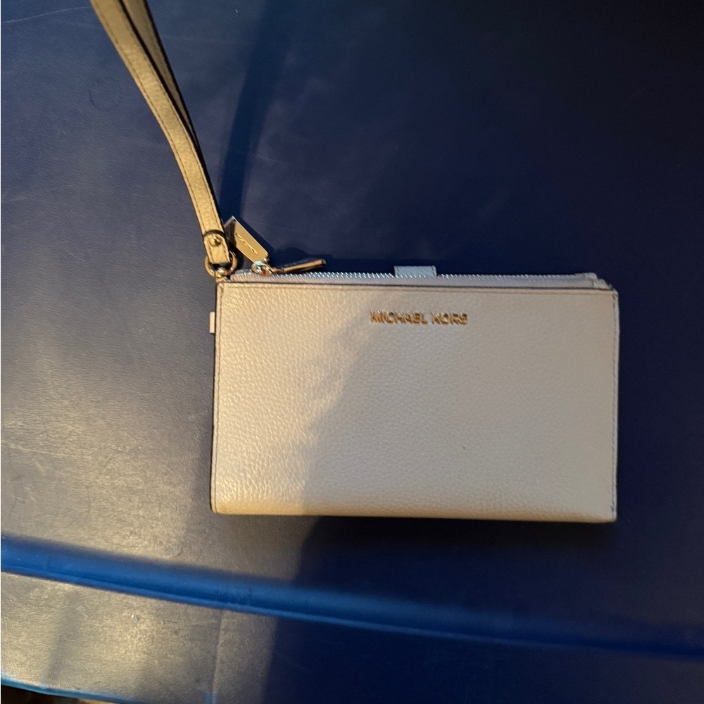 Michael Kors Beige Wristlet